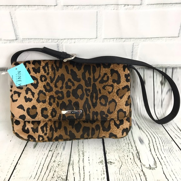 Nine West leopard print purse bag clutch cheetah - Picture 2 of 7